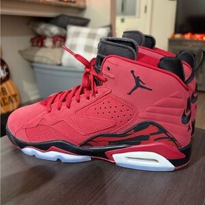 Kids Red MVP Jordan Shoes (Brand New, never worn)